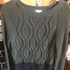 Colorblock sweater